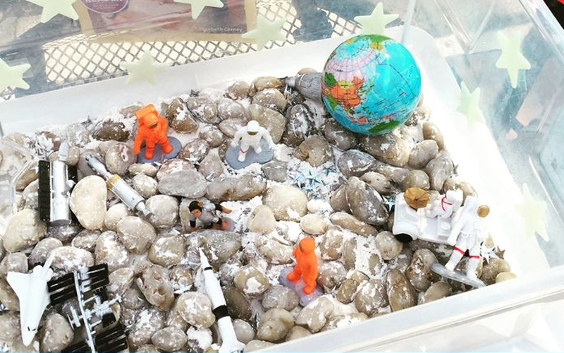 Moon Rock Bin