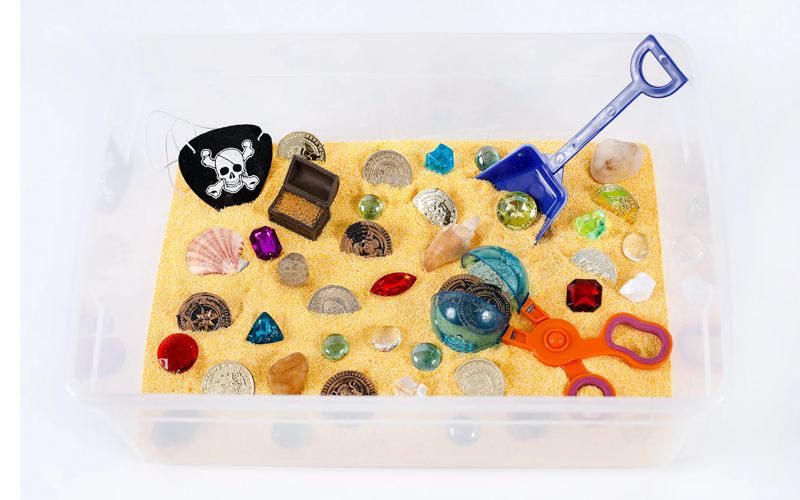 Pirate Treasure Bin