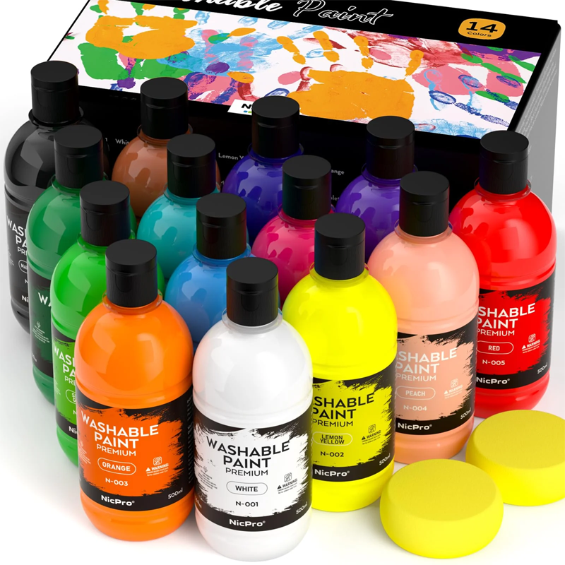 Washable Tempera Paints